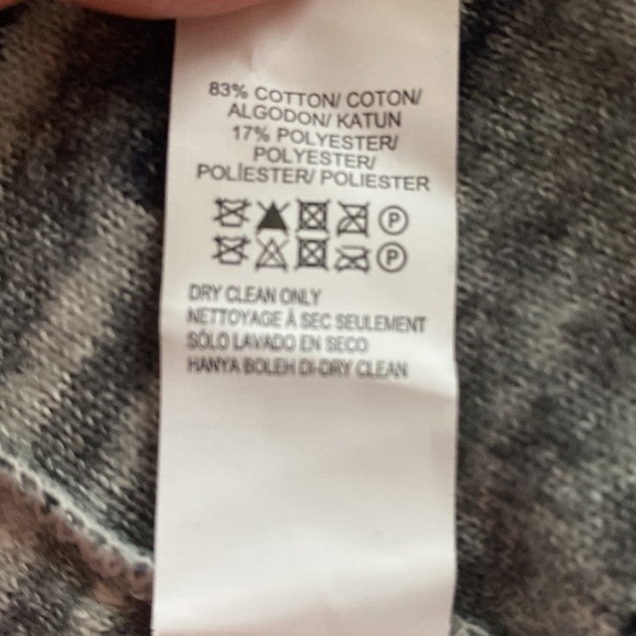 Lucky Aztec Print Open Front Drape Cardigan Sweater, Large - Picture 6 of 6